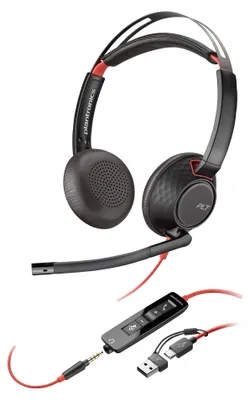 Productafbeelding van POLY Blackwire 5220 USB-C stereo-hoofdtelefoon + headset