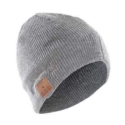 Produktbild von Sharon Music Beanie, Bluetooth Mütze Mit Headset In Hellgrau