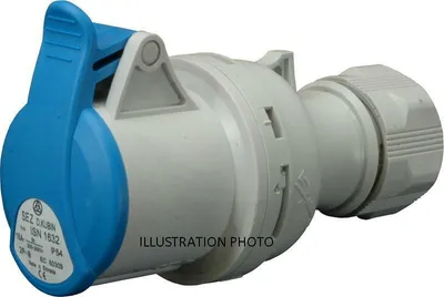 Productafbeelding van CB Elektro: Aansluitdoos, 32A/230V/3P, IP54 - Artikelnummer: 3232 (SEZ DK)
