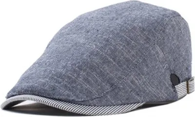 Zdjęcie produktu dla Beret męski DY-12214 - Niebieski, Vintage Styl KP12214