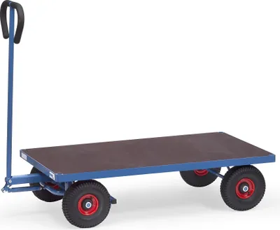 Produktbild von Fetra Handwagen 500 kg, mit Plattform 1.060 x 600 mm, Luftreifen