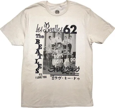 Image de The Beatles - "1962" T-shirt Homme/Femme Unie RO13782 (S) (Sand)