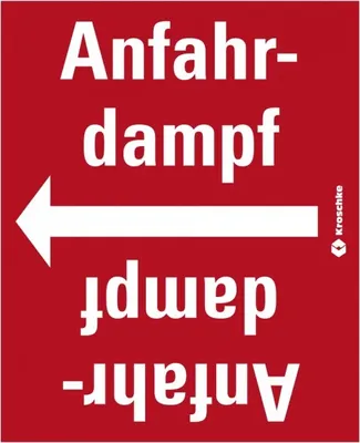 Produktbild von Dreifke® Rohrleitungsband Anfahrdampf, praxisbewährt, ab Ø 50mm, rot/weiß, 33...