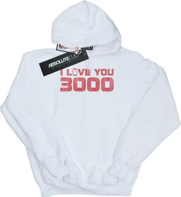 Produktbild von Marvel - "Avengers Endgame I Love You 3000" Kapuzenpullover für Damen BI2769 (S) (Weiß)