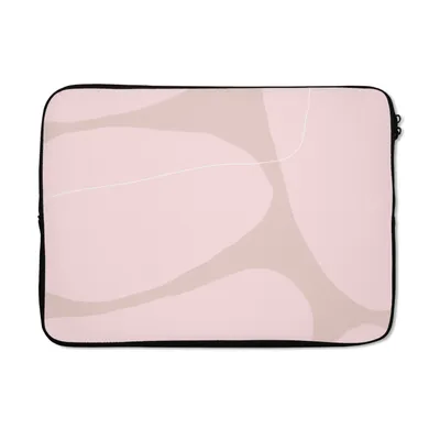 Produktbild von MuchoWow® Laptop Hülle 13 Zoll Rosa - Geometrische Formen - Abstrakt Laptoptasche - Laptophülle - Sleeve - Rundumschutz