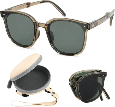 Produktbild von Sonnenbrille faltbar UV400, polarisiert, 30 g, Uni, für Autofahren