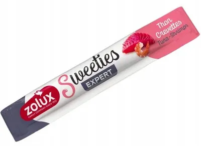 Obrázek produktu pro ZOLUX Sweeties Krémová pochoutka s tuňákem a krevetami 14g pro kočky 1ks, Z582162