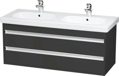 Obrázek produktu pro Koupelnová skříňka pod umyvadlo DURAVIT Ketho grafit matný 115 x 48 x 45,5 cm KT664904949
