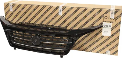 Produktbild von Original Fiat Kühlergrill Schwarz Mit 2 Chromleisten für Ducato 250 735615924