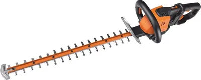 A hedge trimmer on a white background.