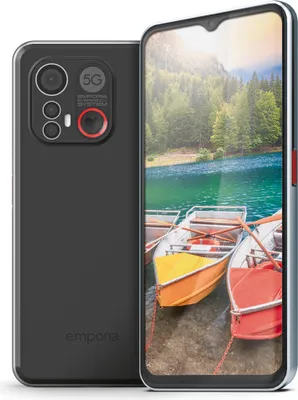 Produktbild von Emporia SMART.6 16,7 cm (6,58") Android 13 5G USB Type-C 6 GB 128 GB Čierna, strieborná