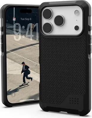 Obrázek produktu pro Urban Armor Gear 114517113940, Obal, Apple, iPhone 17 Pro, 16 cm (6.3"), Černá