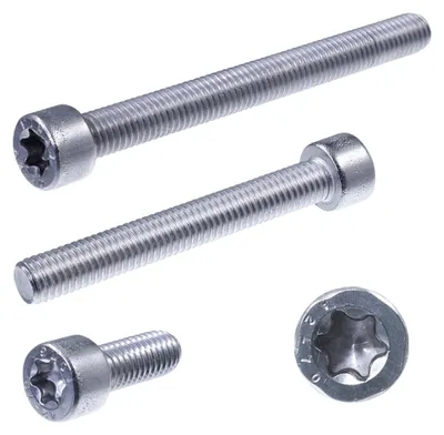 Produktbild von SECCARO Zylinderschraube M4 x 14 mm, Edelstahl V2A VA A2, ISO 14579 / DIN 912, TX / Innensechsrund, Vollgewinde, 20 Stück, KI-generiertes Bild