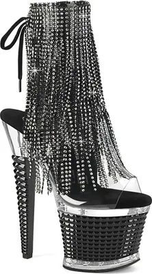Produktbild von SPECTATOR-1017RSF Damen Booties von Pleaser, Transparent  , EU 40, US 10