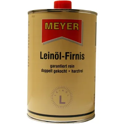 Produktbild von Meyer Leinoel Firnis Versiegeln von Holz Möbel Balken 1000ml