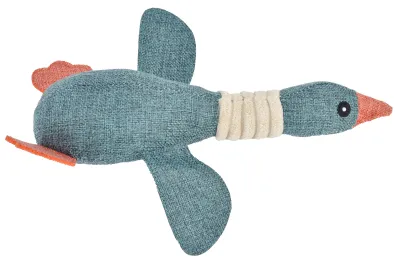 Zdjęcie produktu dla Zabawka dla psa w kształcie uroczej kaczki – do gryzienia i żucia, pomagająca w czyszczeniu zębów, akcesorium szkoleniowe, 30 cm, niebieska