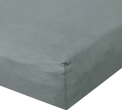 Produktbild von Traumschlaf Zwirn-Jersey Elasthan Spannbetttuch De-Luxe 180x200 - 200x220 cm anthrazit