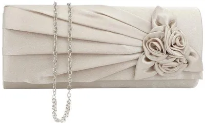 Produktbild von Seidene Blüten Abendhandtasche für Frauen