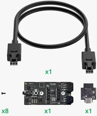 Produktbild von Bambu Lab Cyberbrick Timelapse Kit – Kameramodul & Montageset P1/X1 Serie Komplettset (Mit Bambu-Bus-Kabel)