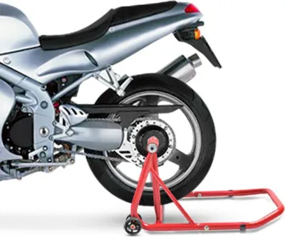 Image de Support de montage à un bras pour Triumph Daytona 955i 99-06 Roue arrière rouge
