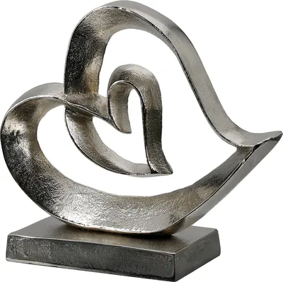 Produktbild von GILDE Standrelief Herz Heart, H.24,5 cm