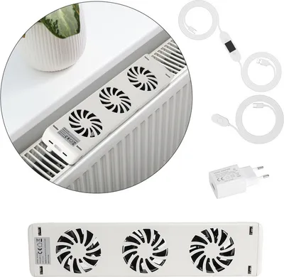 Productafbeelding van TolleTour Radiatortoevoegingsset, Radiatorturbo, Ventilator, Radiatortoevoeging, Enkelvoudige set