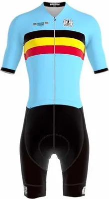 Produktbild von Bioracer Belgium Icon Aero Rad-skinsuit Mehrfarbig M Herren Mehrfarbig M
