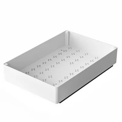 Image de Étagère à épices Extensible Armoire Organisateur Étagère à épices de cuisine Étagère à épices télescopique pour armoires et tiroirs L blanc