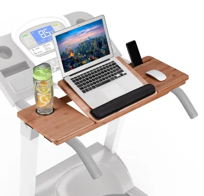 Obrázek produktu pro Běžecký pás - stůl na notebook - ergonomická bambusová pracovní stanice
