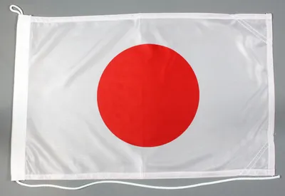 Produktbild von Bootsflagge Japan 30x45 cm Motorradflagge Bootsfahne