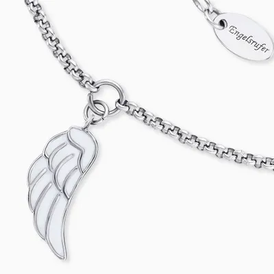 Produktbild von Engelsrufer Fußkette Damen ERFS-LILWING-PE Engelsflügel