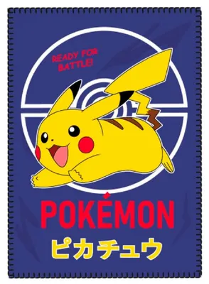 Obrázok produktu pre Dekoračná prikrývka s motívom Pokémonov