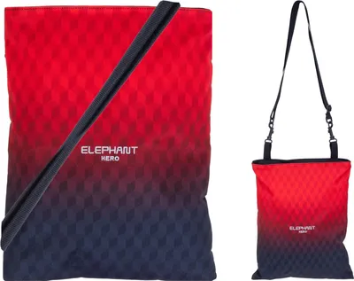 Produktbild von Turnbeutel Sportbeutel Kinder Jungen Mädchen Elephant Hero Signature Attach Bag Schultergurt 12865 Red Cube (Rot Schwarz)