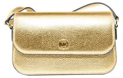Obrázok produktu pre Kožená kabelka cez rameno značky Michael Kors v zlatej farbe