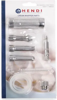 Immagine prodotto di Set di ricambi HENDI per dispenser di panna, Linea Cucina, Linea Profi, 120x30x(H)240mm