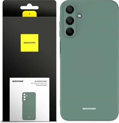 Image de Coque en silicone SPACECASE Coque en silicone pour Galaxy A15 4G / 5G Vert