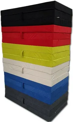 Zdjęcie produktu dla Składany materac turystyczny 200x120x10cm czerwony