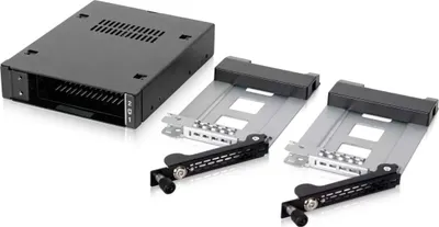 Zdjęcie produktu dla Icy Dock MB492SKL-B, Czarny, 2.5", SATA, Serial Attached SCSI (SAS), Metal, HDD, SSD, 25,4 mm