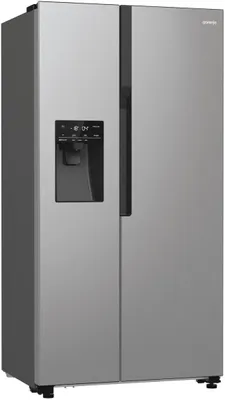 Produktbild von Gorenje NRR9185ESXL Side-by-Side Kühlgefrierkombination Superior, LED-Dispaly, IceMaker, 566 Liter, grau/silber