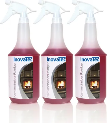 Produktbild von Kaminscheiben-Reiniger 3000 ml Kachelofen Rußentferner Fettlöser InovaTec
