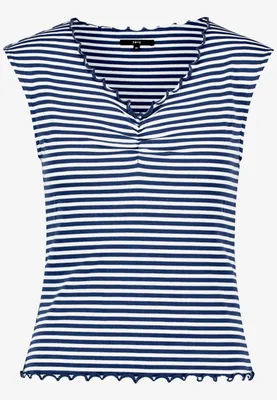 Produktbild von Top  gestreift mit Raffung