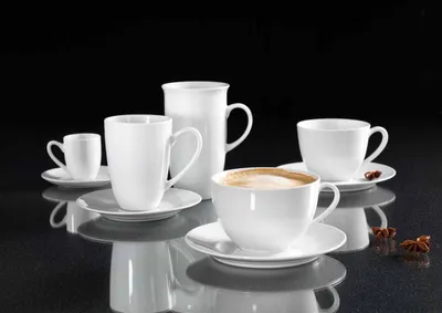 Produktbild von Ritzenhoff & Breker Bianco Cafe au Lait Untere, Untertasse, Unter Tasse, Geschirr, Porzellan, Ø 17 cm, 78848