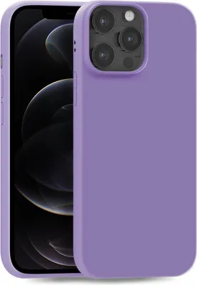 Produktbild von Hülle für Apple iPhone 12 | 12 Pro - Handyhülle Cover aus Silikon in Dunkellila