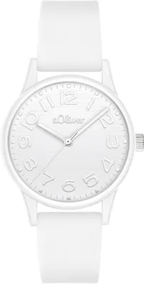Produktbild von Watch Armbanduhr mit Silikonband - 33 mm - Uni für Damen, Herren und Teens - analoge Silikonuhr mit Quarzwerk - hoher 3 ATM wasserdicht