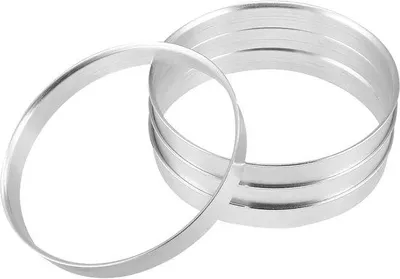 Produktbild von Aluminiumringe 4er Set - Binnendurchmesser 72,6 mm / 74,1 mm - Aluminiumlegierung - Präzise Herstellung - Schwingungsdämpfer