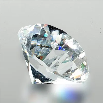 Produktbild von Deko Diamant klar D. 4cm Glas geschliffen Formano