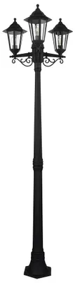 Produktbild von Außenstehleuchte, Laterne, schwarz, Glas klar, H 200 cm