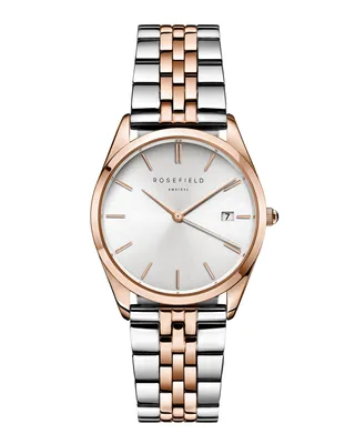 Produktbild von ROSEFIELD Damenuhr Ace Silber Rosegold Bicolor ACSRD-A06