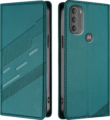 Obrázek produktu pro Pouzdro pro Motorola Moto G71 5G,Polyuretankožené peněženkové pouzdro s přihrádkou na karty a funkcí stojánku Grün