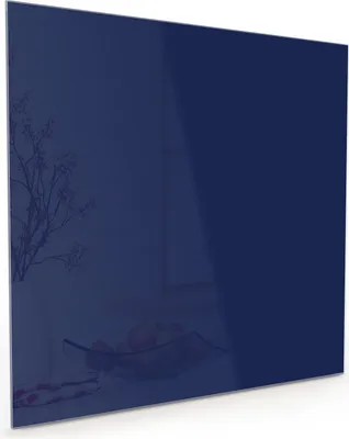 Produktbild von Küchenrückwand Spritzschutz Glas mit Motiv Marineblauer Hintergrund II 40 x 40 cm